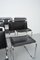 S33 Esszimmerstühle aus schwarzem Leder von Thonet, 8 . Set 11
