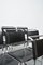 S33 Dining Chairs in Black Leather from Thonet, Set of 8, Image 8