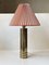 Cylindrical Table Lamp in Brass from Bergboms, Sweden, 1960s 2