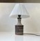 Danish Modern Glazed Stoneware Table Lamp from Axella Stoneware, 1970s 1