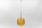 Gelbe Kugel Hängelampe aus Muranoglas von Doria Leuchten, 1960er 1