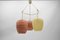 Mid-Century Modern Pendant Lamp in Glass and Metal, 1950s, Image 4