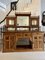 Victorian Pollard Oak Mirror Back Sideboard by James Schoolbred, 1880s 1