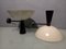 Vintage Wall Light in Black and White with Burnished Brass, 2000s 4
