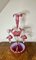 Large Victorian Cranberry Glass Epergne, 1860s 6