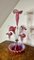 Grand Epergne Victorien en Verre Cranberry, 1860s 5