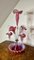 Large Victorian Cranberry Glass Epergne, 1860s, Image 5