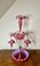 Large Victorian Cranberry Glass Epergne, 1860s 1