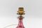 Mid-Century Modern Murano Glass Table Lamp in Pink Murano Glass, Italy, 1960s, Image 6