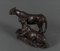 Bronze Two Lost Wax Lionesses Sculpture by Fratin Representing, Image 2