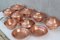 Copper Bowls with Lids, Set of 19 3