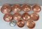 Copper Bowls with Lids, Set of 19 1
