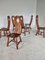 Mid-Century Brutalist High Back Dining Chairs in Oak, 1970s, Set of 6 2