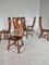 Mid-Century Brutalist High Back Dining Chairs in Oak, 1970s, Set of 6, Image 2