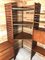 Freestanding Teak Corner Wall Shelf 8