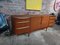 Vintage Teak & Brass Sideboard attributed to Tom Robertson for McIntosh, 1960s 4