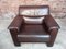 Fauteuil Vintage en Cuir de Leolux, Pays-Bas 1