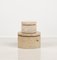 Mid-Century Decorative Boxes in Travertine in the style of Enzo Mari, Italy, 1970s, Set of 2, Image 9