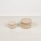 Mid-Century Decorative Boxes in Travertine in the style of Enzo Mari, Italy, 1970s, Set of 2 7