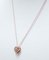 18 Karat Rose Gold Heart Pendant Necklace with Aquamarine and Diamonds 3