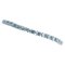 14 Karat White Gold Tennis Bracelet with Aquamarine Colour Topazs 1