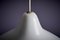 Lámpara colgante blanca de aluminio de Lisa Johansson-Pape para Orno, años 60, Imagen 2