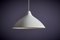 White Pendant Lamp in Aluminum by Lisa Johansson-Pape for Orno, 1960s, Image 4