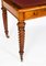 Antique Victorian Walnut Writing Table from Hindley & Sons, 1800s, Image 16