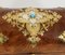 Antique Domed Chest with Key in Burr Walnut and Brass, Image 7