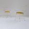 Vintage Iron and Yellow Velvet Armchairs, 1950s, Set of 2, Image 3
