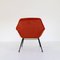 Vintage Armchair in Red, 1950s 6