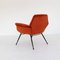 Fauteuil Vintage Rouge, 1950s 5