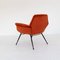 Vintage Armchair in Red, 1950s 5