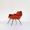 Vintage Armchair in Red, 1950s, Image 4