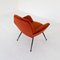 Vintage Armchair in Red, 1950s 7