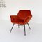 Fauteuil Vintage Rouge, 1950s 3