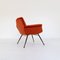 Vintage Armchair in Red, 1950s 8