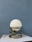 Mid-Century Hollywood Regency Eyeball Table Lamps in Opaline Glass, Set of 2 8