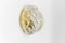 Sea Shell-Shaped Ice Glass Wall Light by Limburg, Germany, 1960s, Image 3