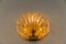 Sea Shell-Shaped Ice Glass Wall Light by Limburg, Germany, 1960s, Image 6