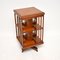 Antique Edwardian Inlaid Satinwood Revolving Bookcase, 1900 1