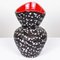 Black & White Ceramic Vase from Vallauris, 1950s 2