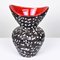 Black & White Ceramic Vase from Vallauris, 1950s, Image 1
