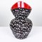 Black & White Ceramic Vase from Vallauris, 1950s 3