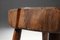 Taburete rústico de madera, siglo XIX, Imagen 9