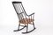 Rocking Chair par Lena Larsson pour Nesto, Suède, 1960s 4