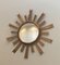 Gilded Brass Sun Mirror, 1960s, Image 9