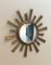 Gilded Brass Sun Mirror, 1960s, Image 7