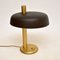 Lampe de Bureau Vintage en Laiton, Italie, 1970s 2