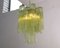 Vintage Wandlampe aus Murano Grün Trunci, Italien, 1990er 3
